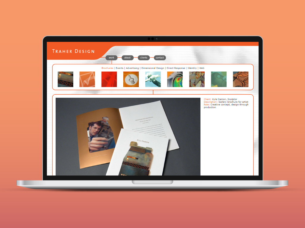 Traher Design Website - Home